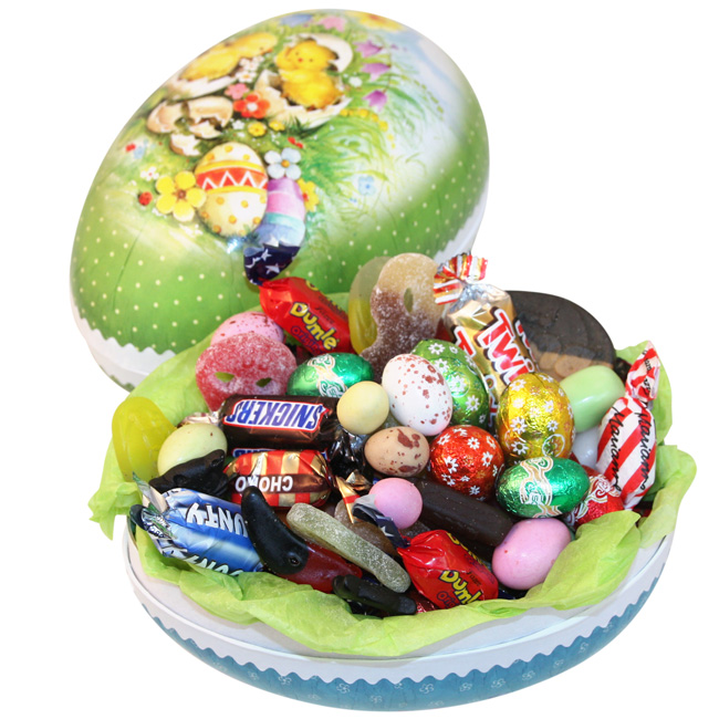 Swedish Easter egg filled with candy