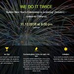 We do it twice - Celebrate New Year twice in an hour in the Juoksengi Arctic Circle village