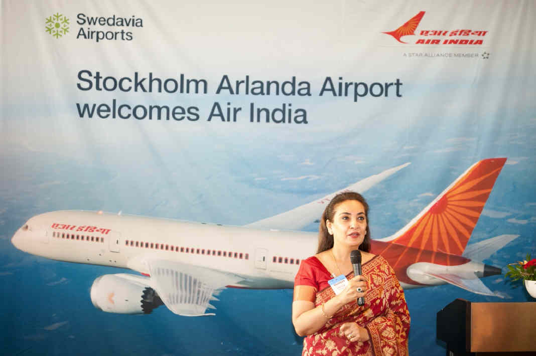 Air India: New direct line from Delhi to Stockholm