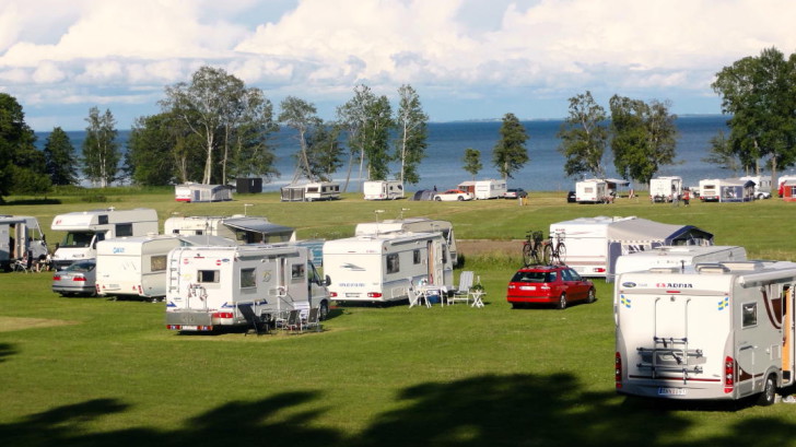 Breviks Camping, Hjo, Lake Vättern