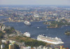 Cruise ship in Stockholm, Photo: Per-Erik Adamsson
