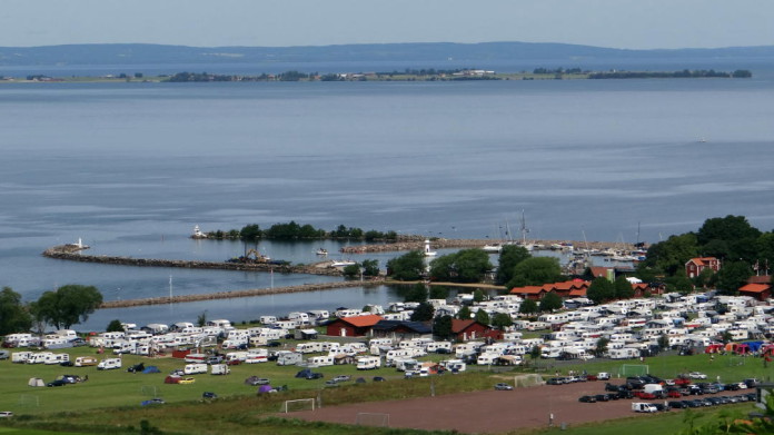 Gränna by Lake Vättern in Småland