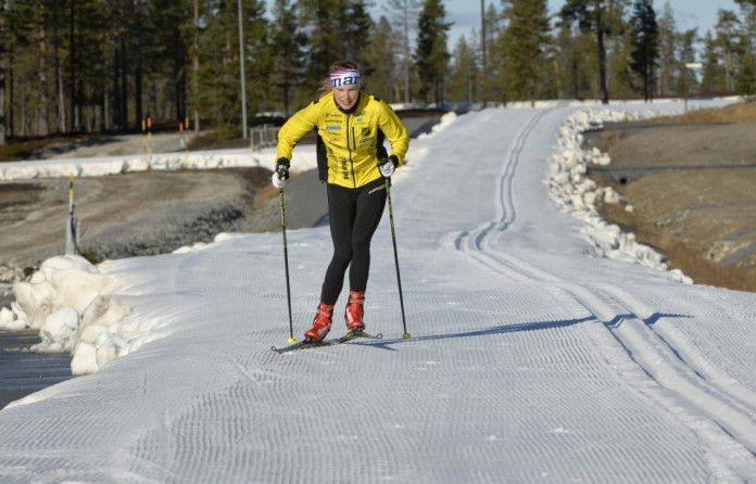 Idre Fjäll cross-country ski track October 16, 2015 Idre Fjäll cross-country ski track October 16, 2015