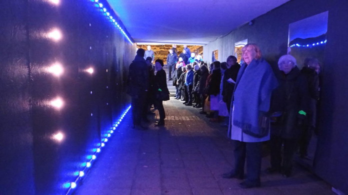 The Lights in Alingsås festival, an urban lighting exhibition in October