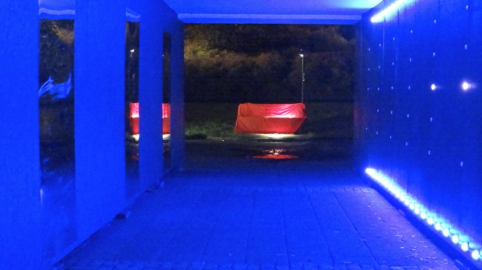 The Lights in Alingsås festival, an urban lighting exhibition in October