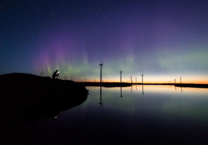 Northern lights filmed in stunning quality