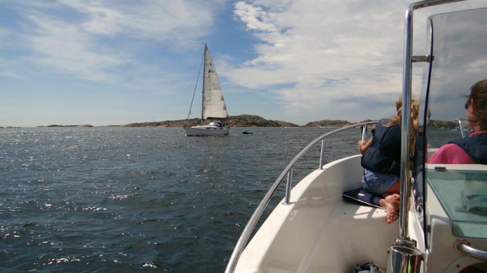 Sailing on the west coast of Sweden