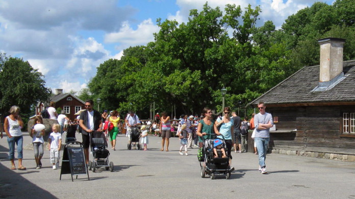 Skansen open-air museum in Stockholm