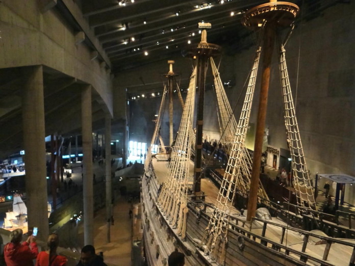 The warship Vasa at the Vasa Museum in Stockholm