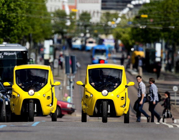 Zbee taxi in Gothenburg